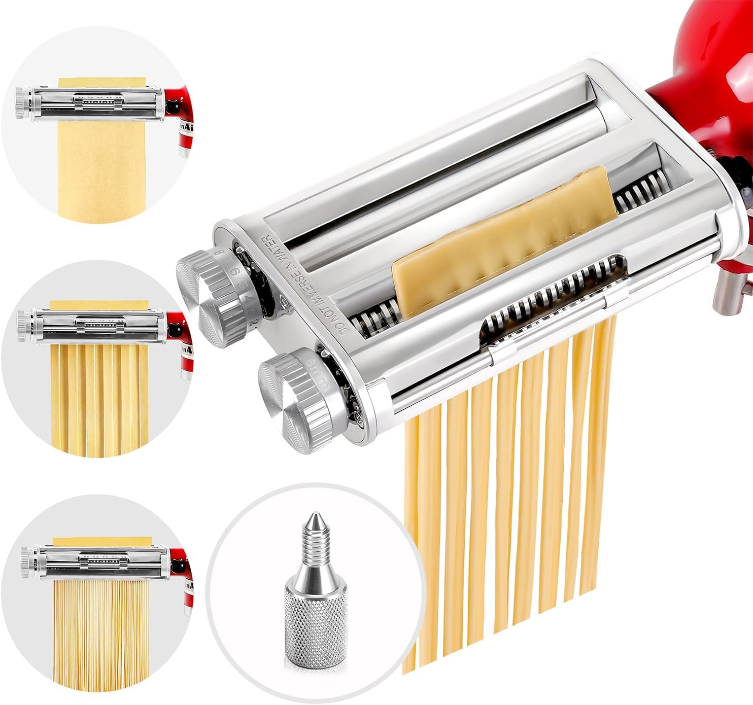 Kitchen Gadgets Mixer - Aksesoris Penggiling & Pemotong Pasta 3-in-1
