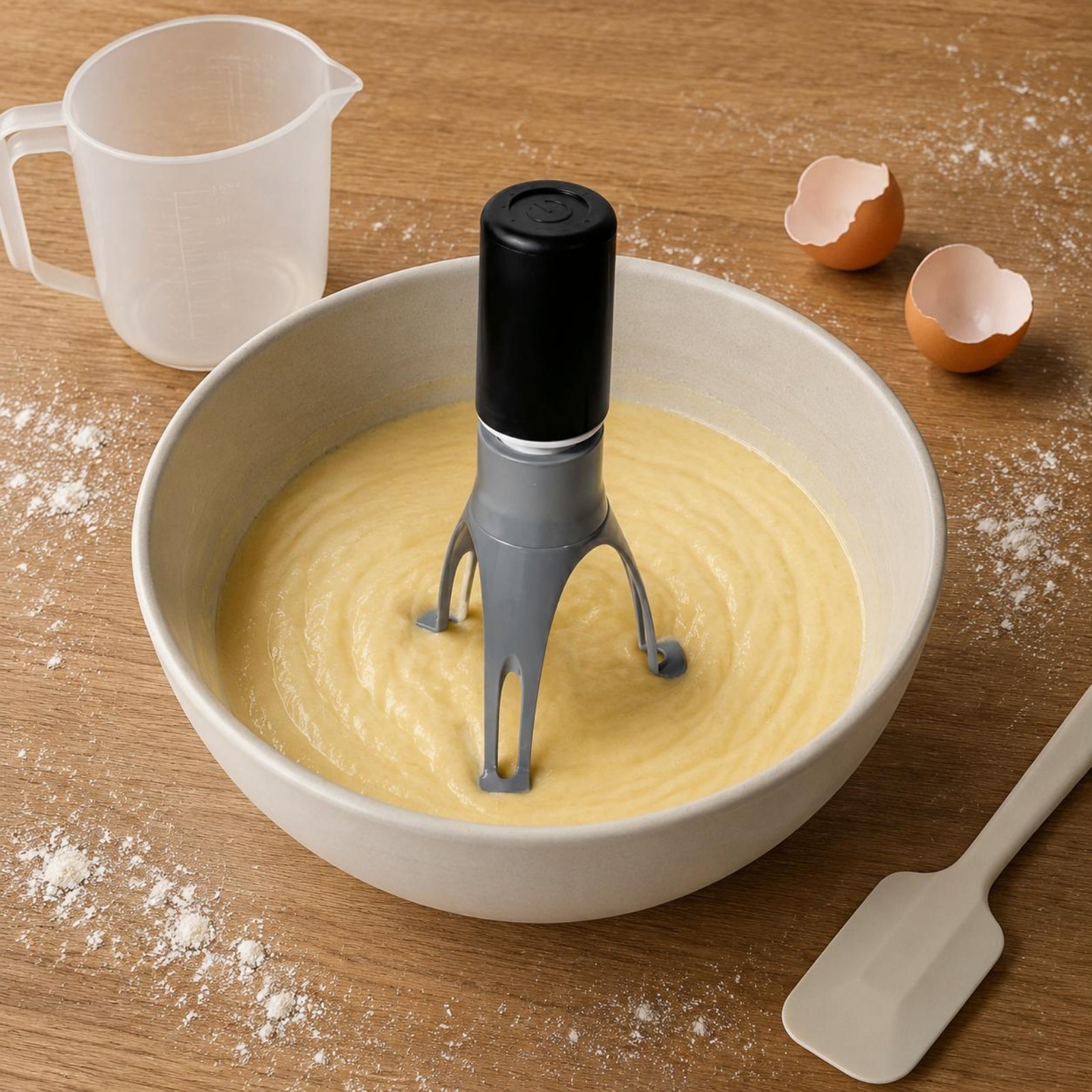 Kitchen Gadgets Products - Pengaduk Segitiga Otomatis - Pengocok Telur