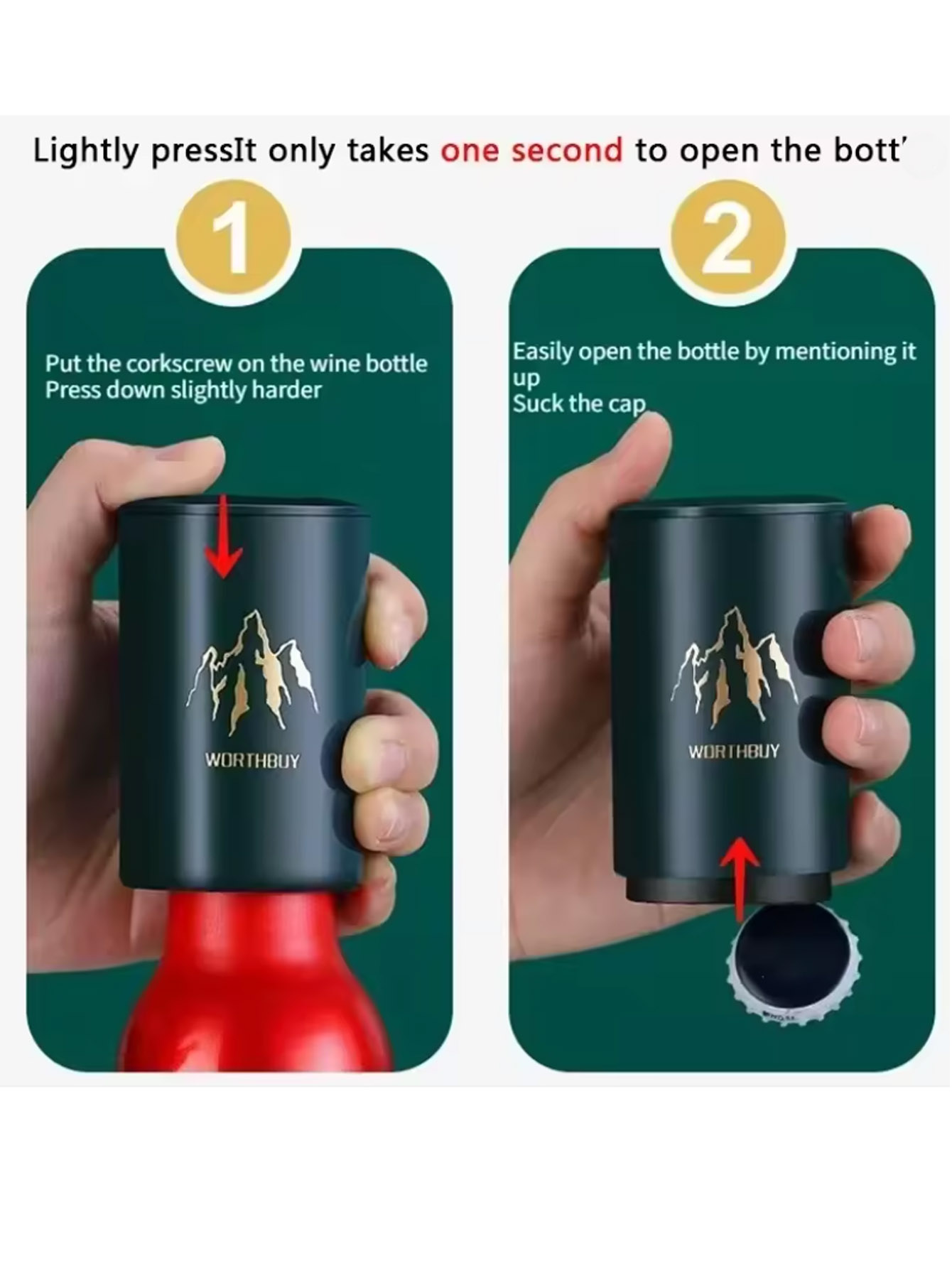 Kitchen Gadgets And Equipment - 1 Buah Pembuka Botol Bir Otomatis