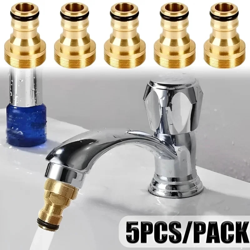 Kitchen Gadgets Mixer - Keran Universal dapur Adaptor kuningan 1/2/5