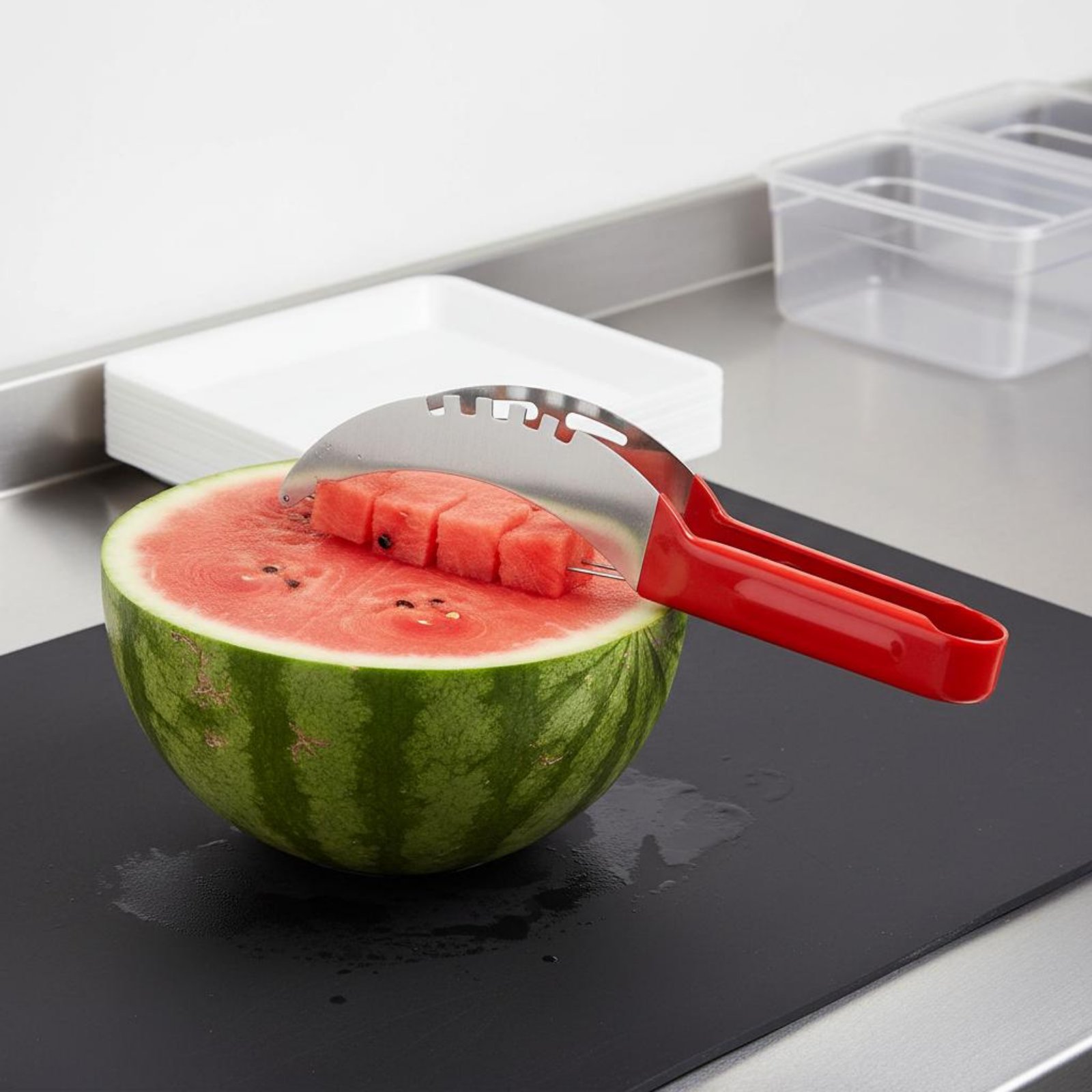 Pemotong Kubus Semangka Bahan  - Kitchen Gadgets & Toys ulasan dan harga