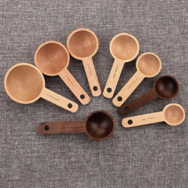 Sendok Takar Kayu 7.5-45ML Por - Kitchen Gadgets For Gifts ulasan dan harga