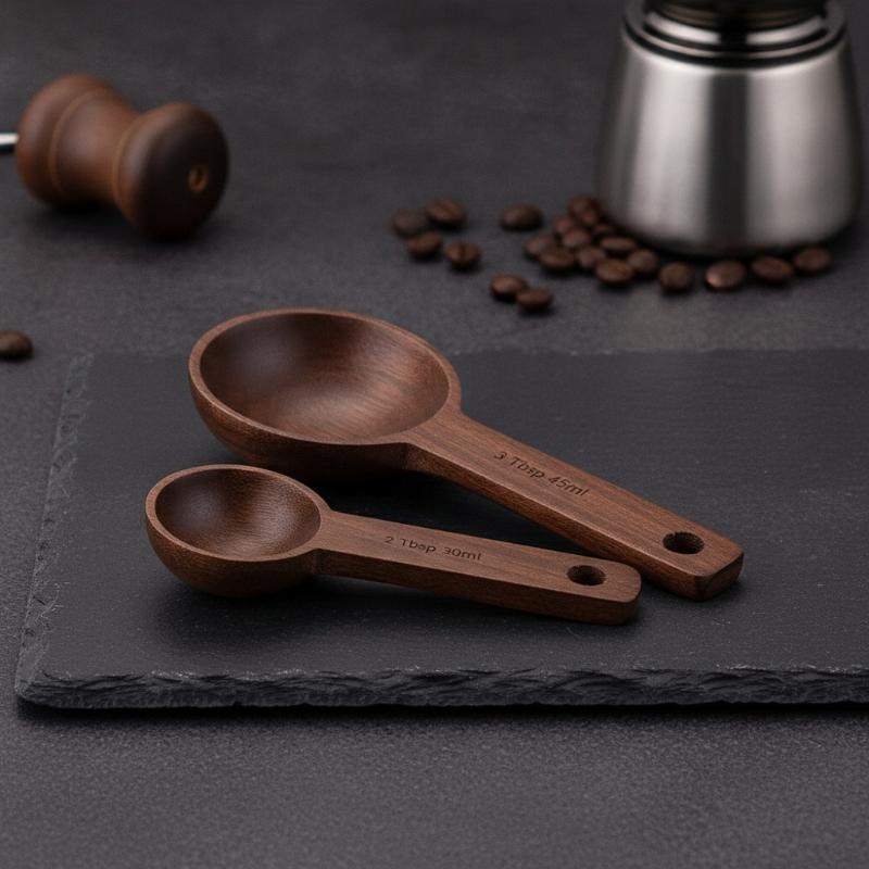 Sendok Takar Kayu 7.5-45ML Por - Kitchen Gadgets For Gifts ulasan dan harga