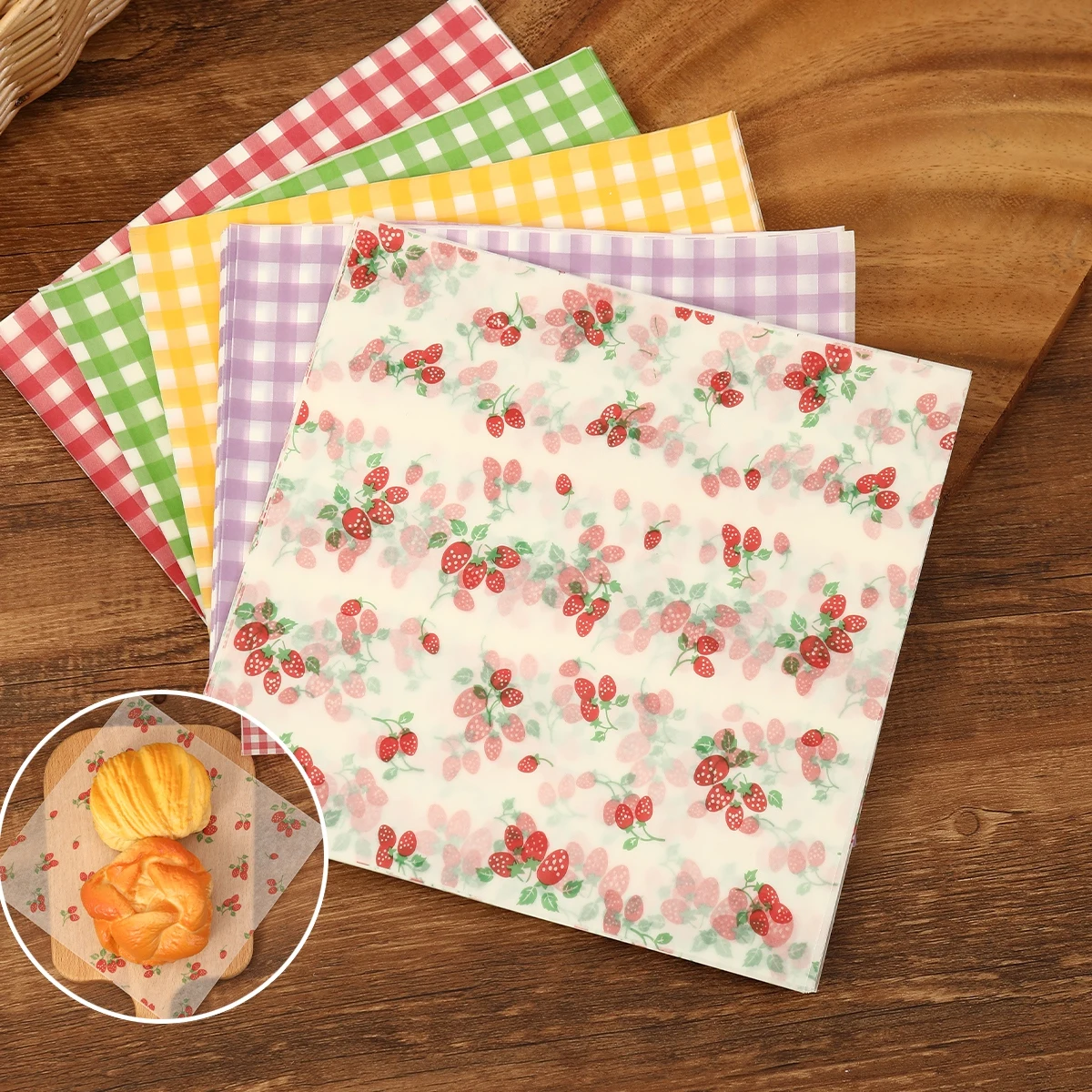 50 buah kertas pembungkus taha - Kitchen Gadgets For Gifts ulasan dan harga
