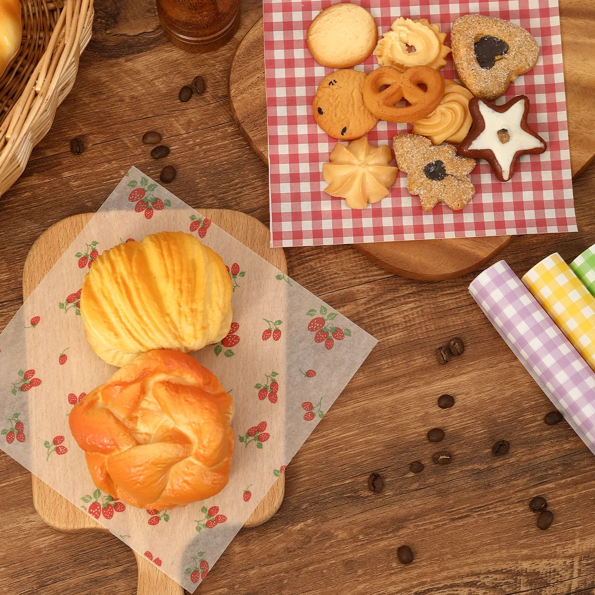 50 buah kertas pembungkus taha - Kitchen Gadgets For Gifts ulasan dan harga