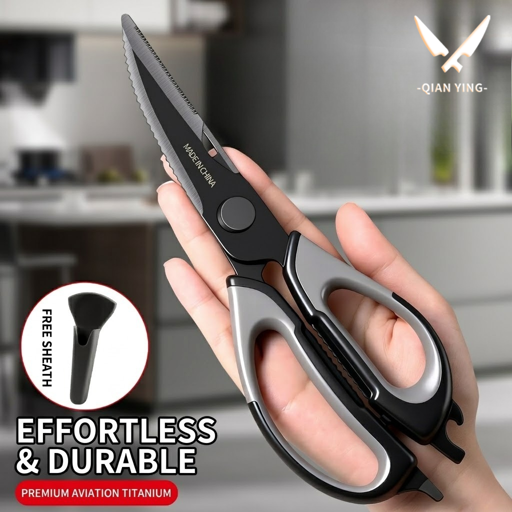 Gunting Dapur Titanium Gunting - Kitchen Handy Gadgets ulasan dan harga
