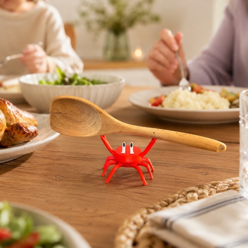 Penyangga Sendok Bentuk Kepiti - Kitchen Gadgets For Gifts ulasan dan harga