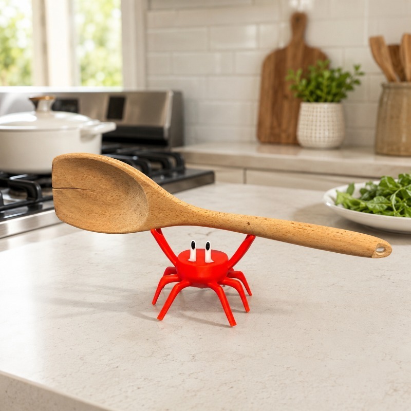 Penyangga Sendok Bentuk Kepiti - Kitchen Gadgets For Gifts ulasan dan harga