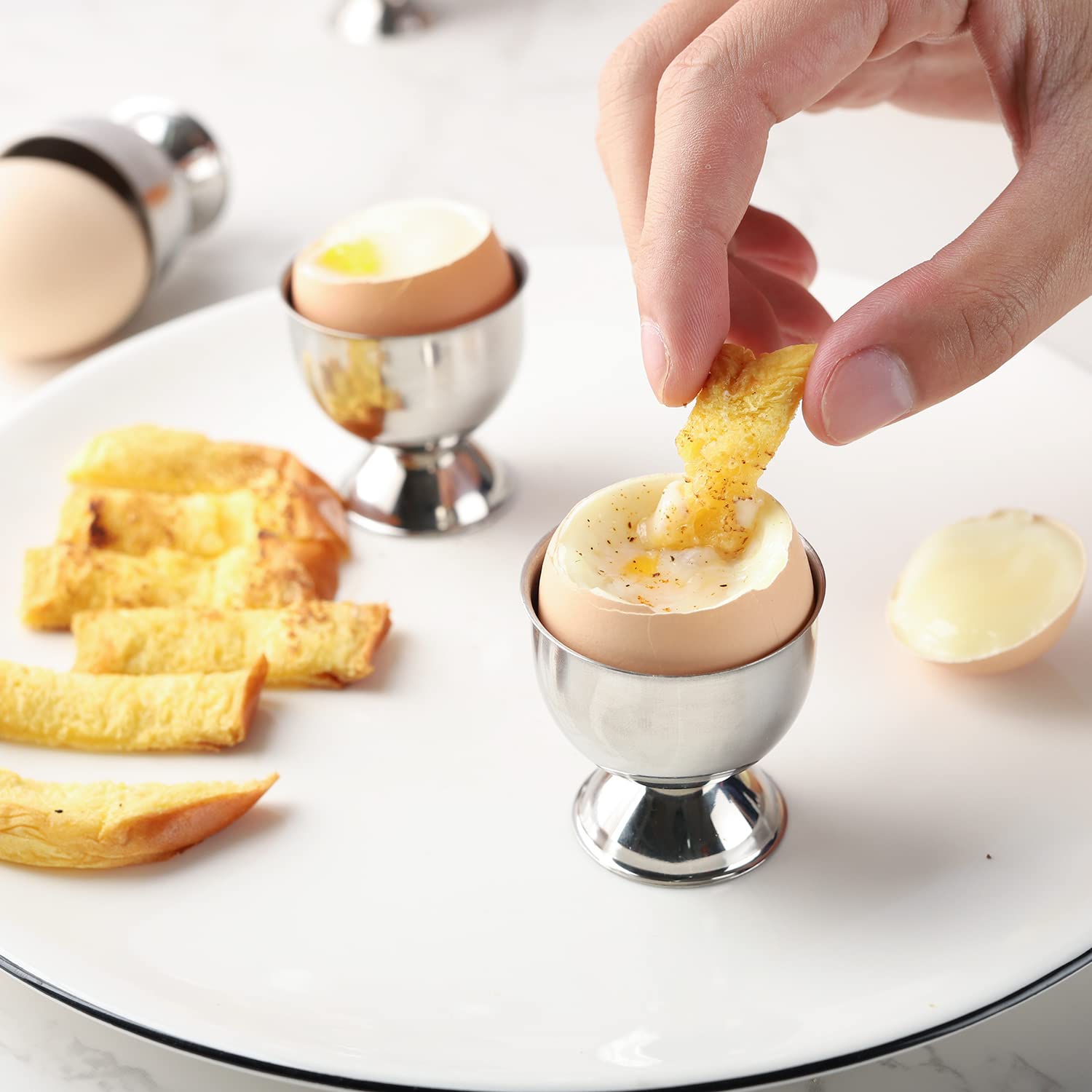 Set cangkir telur baja tahan k - Kitchen Gadgets For Gifts ulasan dan harga