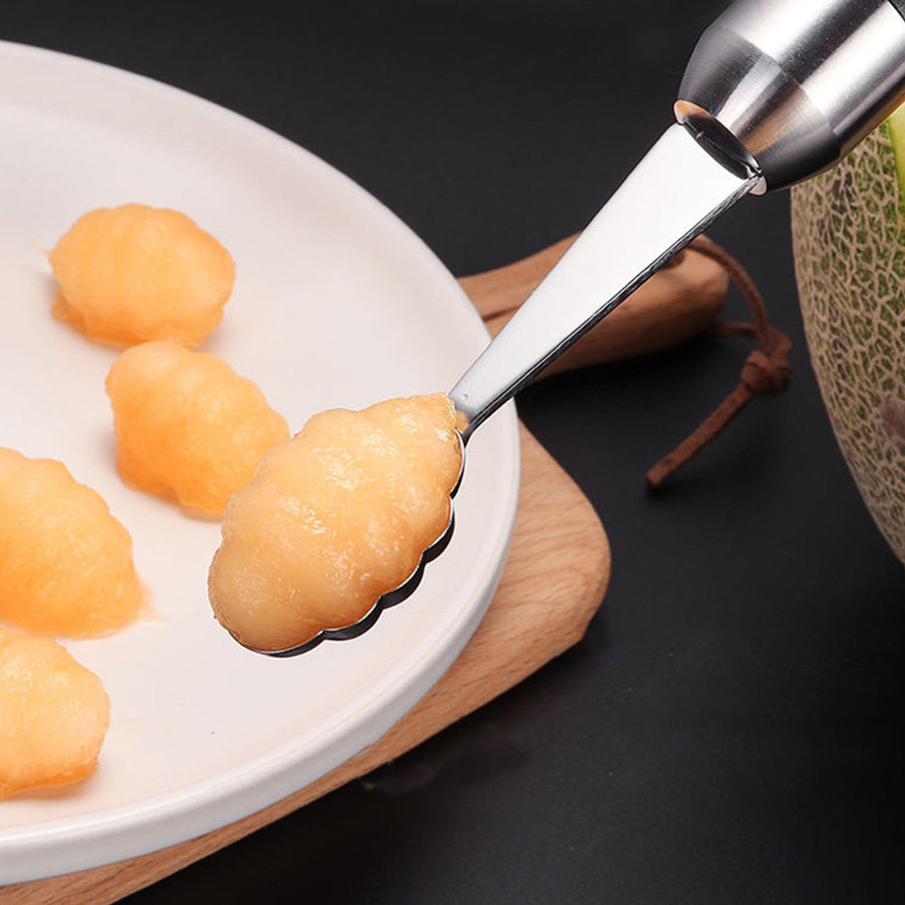 1Pcs Sendok Buah Stainless Ste - Kitchen Gadgets & Toys ulasan dan harga